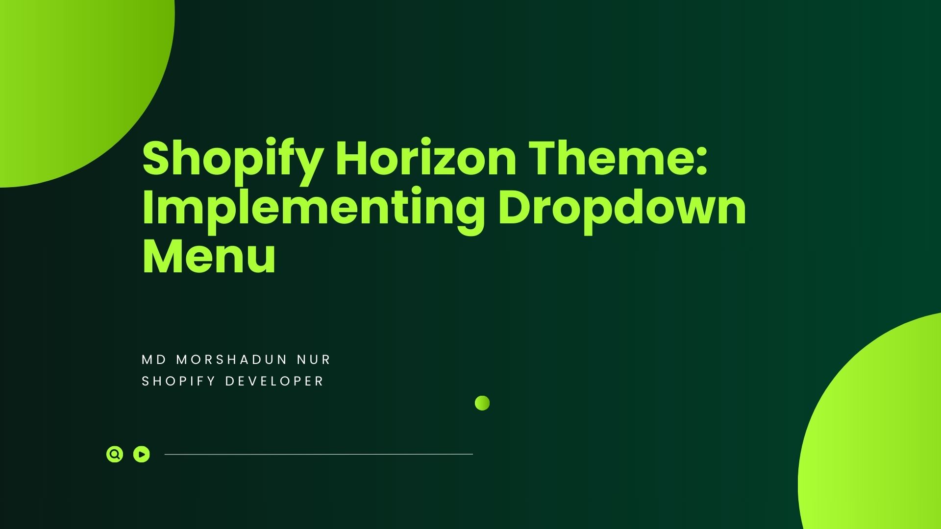 Shopify Horizon Theme: Implementing Selectable Menu Types